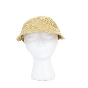 Scala Collezione Viviana Straw Braid Soft Sewn Brim Sun Visor One Size